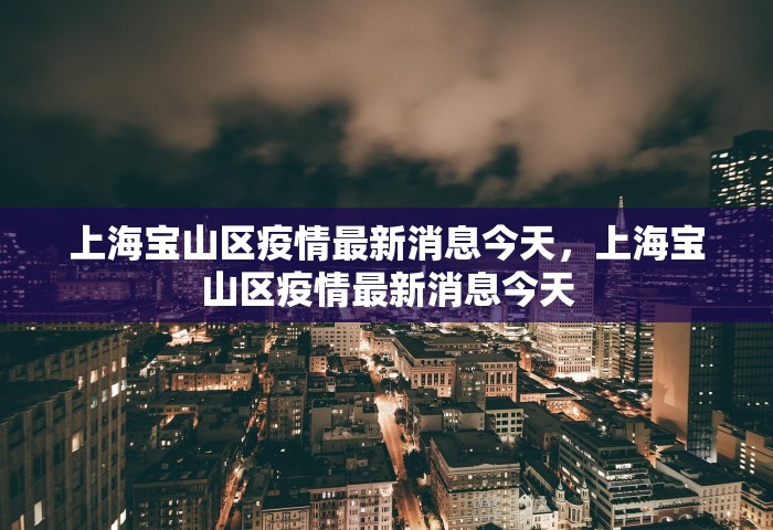 上海宝山区疫情最新消息今天	，上海宝山区疫情最新消息今天