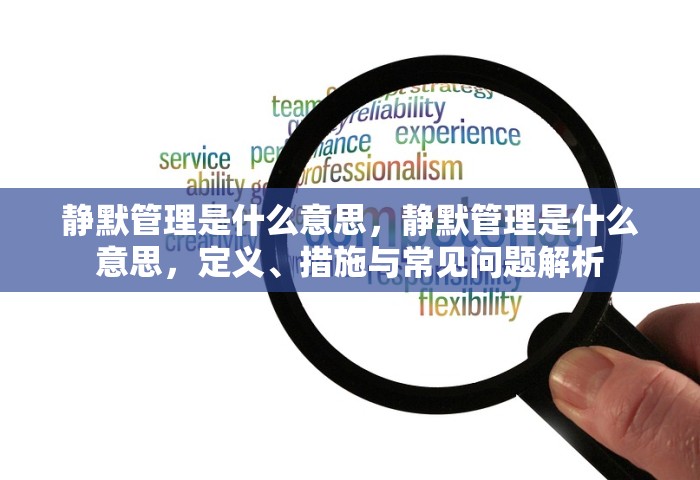 静默管理是什么意思，静默管理是什么意思	，定义、措施与常见问题解析