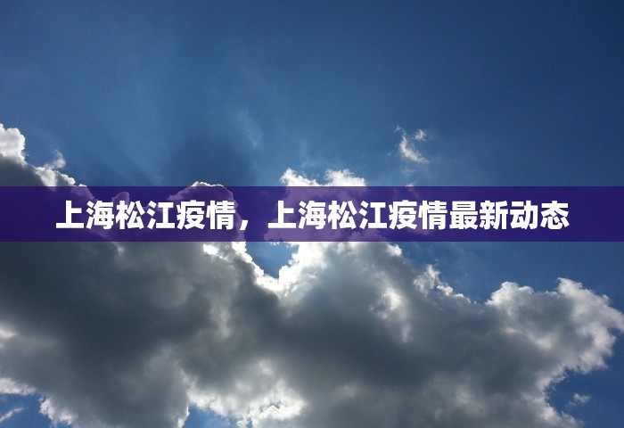 上海松江疫情，上海松江疫情最新动态