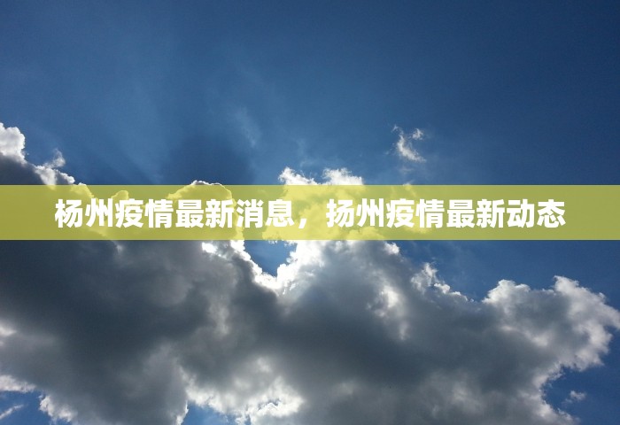 杨州疫情最新消息	，扬州疫情最新动态